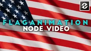 Flag Waving Animation in Node Video