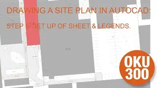 DRAWING A SITE PLAN IN AUTOCAD PART 5