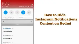 How to Hide Instagram Notifications Content in Lock Screen on Redmi