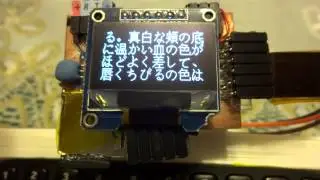 Simple and tiny text file (containing Japanese characters) display terminal