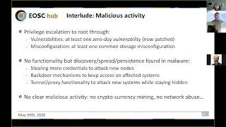 EOSC-hub Week 2020 - 3.2 Security coordination & policy