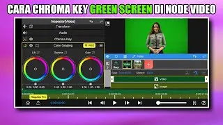 Cara Chroma Key Green Screen Di Node Video