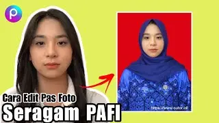 Cara Edit Foto Seragam Batik PAFI dengan Picsart di Hp