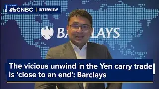 The vicious unwind in the Yen carry trade is close to an end: Barclays