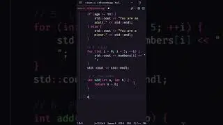 Learn C++ in 60 Seconds #cpp #shorts #code