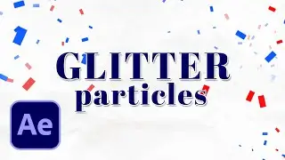 Create Glitter PARTICLES In After Effects