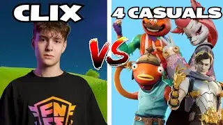 Can Clix Beat 4 Casual Players in Fortnite?