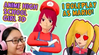 Anime High School Girl 3D - Im Mario!!!