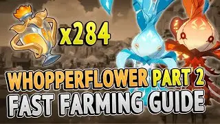 Whopperflowers All Locations Part 2 FAST FARMING ROUTE | Genshin Impact 2.0