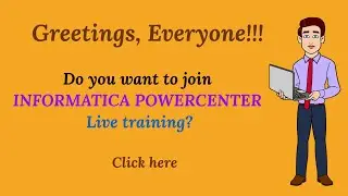 Informatica PowerCenter Training| Informatica Online training in India | IDMC Training in India