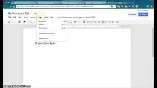 Google Drive Create a Document