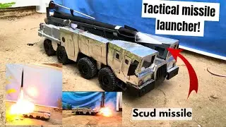 DIY -RC  Missile Launcher Model That can Launch the electric Rocket