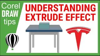 Understanding the extrude effect of CorelDraw