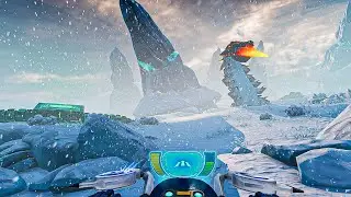 SUBNAUTICA BELOW ZERO FREE ROAM GAMEPLAY (4K 60FPS)