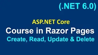 How to work with Razor Pages (CRUD ) ASP.NET CORE