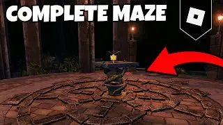 How To COMPLETE Maze in The Haunt Event Hub! (Golden Key Necklace)