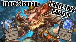 HOW DID WE WIN THIS GAME!!! | Freeze Shaman | Fractured in Alterac Valley | Wild Hearthstone