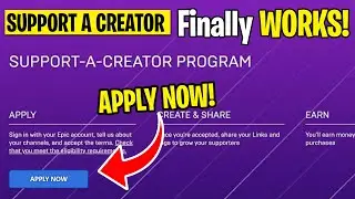 Fortnite SUPPORT A CREATOR CODE NOW WORKS! -  November 2020! UPDATE (Support a Creator 2.0) #Epic