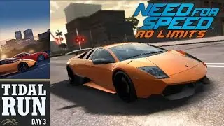 Need For Speed No Limits LAMBORGHINI MURCIELAGO SV TIDAL RUN Day 3 Flow Gameplay