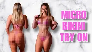 MICRO BIKINI - TRY ON HAUL 🩷 [4K & 360° view]