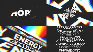 Chaotic Typography Template For Premiere Pro