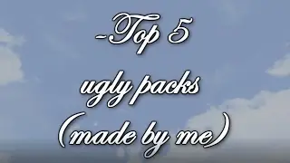 ★ Top 5 My Ugliest Packs! | Mis Packs Mas Feos! ★