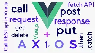 Fetch data using API in Vue.js | Axios | VueJs