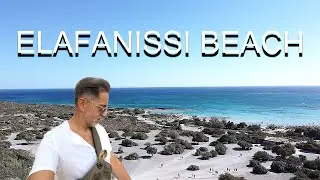ELAFONISI BEACH Crete Scenic Drive to WORLDS BEST BEACH 🇬🇷