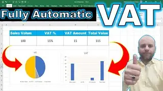 how to calculate 15 % VAT in Excel | fully automatic VAT in MS Excel |  how to calculate VAT in KSA