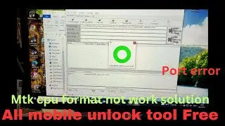 All mobile free unlock tool || mtk cpu pin lock remove/mtk flash tool free