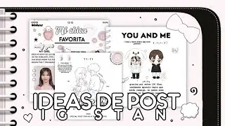 ˖ ⁎ Ideas para cuentas ig stan de instagram◞ ♡･
