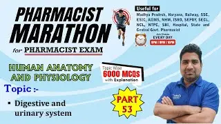 PHARMACIST EXAM MARATHON CLASS -53 | HAP (2326-2375) Digestive & Urinary system