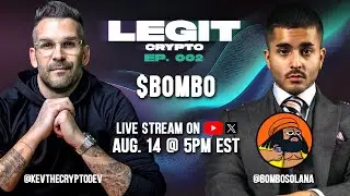 LEGIT CRYPTO with $BOMBO - EP002