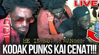 🔞Kai Cenat Gets V!OLATED 😳 After Kodak Black Gets GEEKED UP! 🤯 