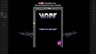 How to create Flip Text effect in illustrator 