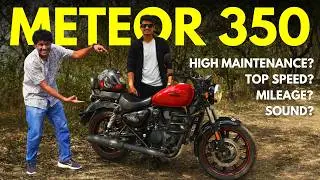 Royal Enfield Meteor 350 Ownership Review - Maintenance, Mileage, Sound, Top Speed & Many More!