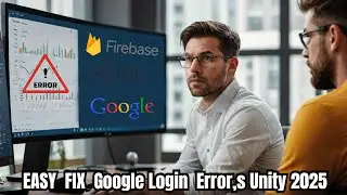 Google Sign In Error In Unity using Firebase Easy Tutorial 2025