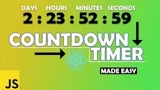 React Js Countdown Timer made easy