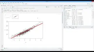 How to Construct a Scatter Plot with a Regression Line in R. [HD]