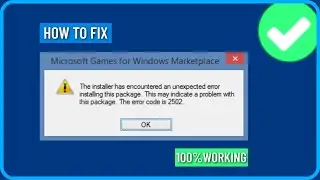 How to Fix the Error Code is 2502 / 2503 While Install or Uninstall Programs on Windows 11/10/8/7