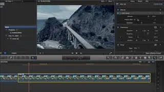 Final Cut Pro X Cold Steel Color Grade Effect