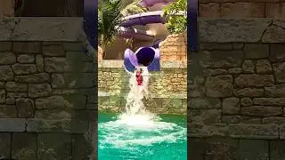 Nastya in the Atlantis Aquaventure Waterpark