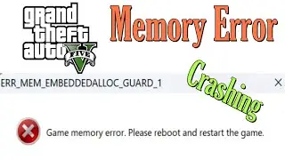 How to fix GTA 5 Game Memory error Please Reboot and Restart | Crashing on Startup