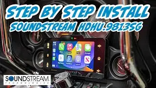 Step by Step install Soundstream Reserve HDHU9813SG Radio for 1998-2013 Harley Davidson Street Glide