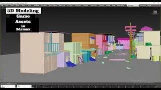 3D Modeling in 3dsmax I How to Model Game Assets ( Old Houses )