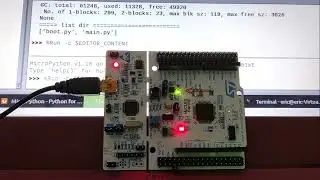 Install MicroPython on Nucleo F401RE (on Linux Mint)