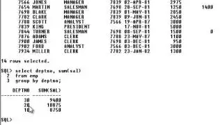 SQL: Group By & Having Clause