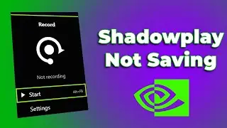 How to fix Shadowplay not Saving / Recording clips(2024) (Full Guide)✅