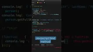 Javascript bind method 