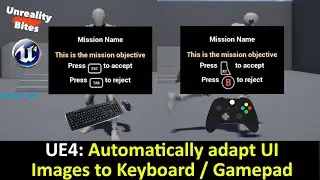 UE4: Automatically adapt UI images for keyboard/gamepad (link to FREE images)